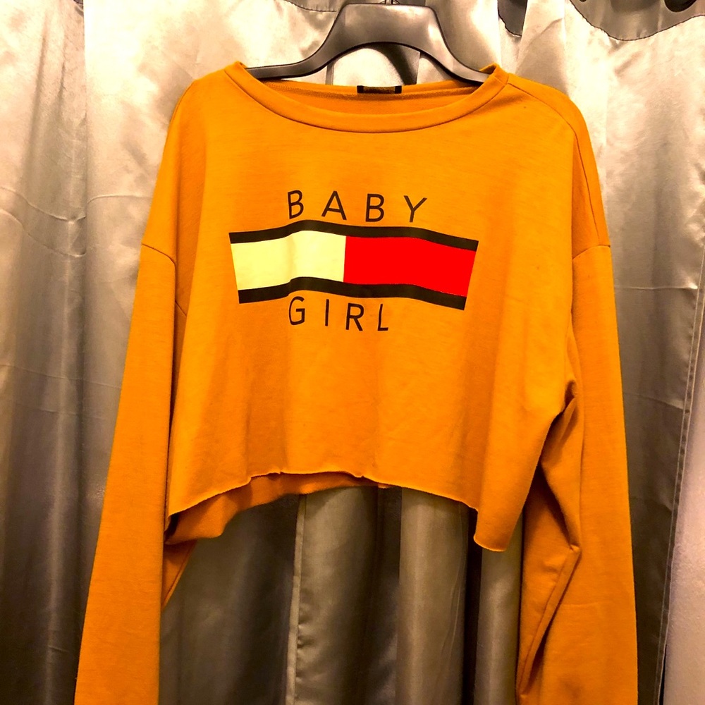 Crop sweat shirt